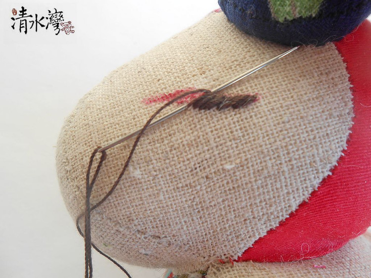清水灣原創(chuàng)布藝手工玩偶羊年吉祥物——吉慶羊的制作步驟 - 清水灣手工布藝 - 掬花在手,必有芬芳拂袖
