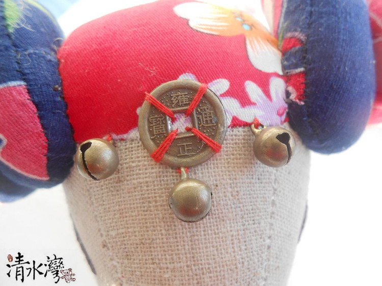 清水灣原創(chuàng)布藝手工玩偶羊年吉祥物——吉慶羊的制作步驟 - 清水灣手工布藝 - 掬花在手,必有芬芳拂袖