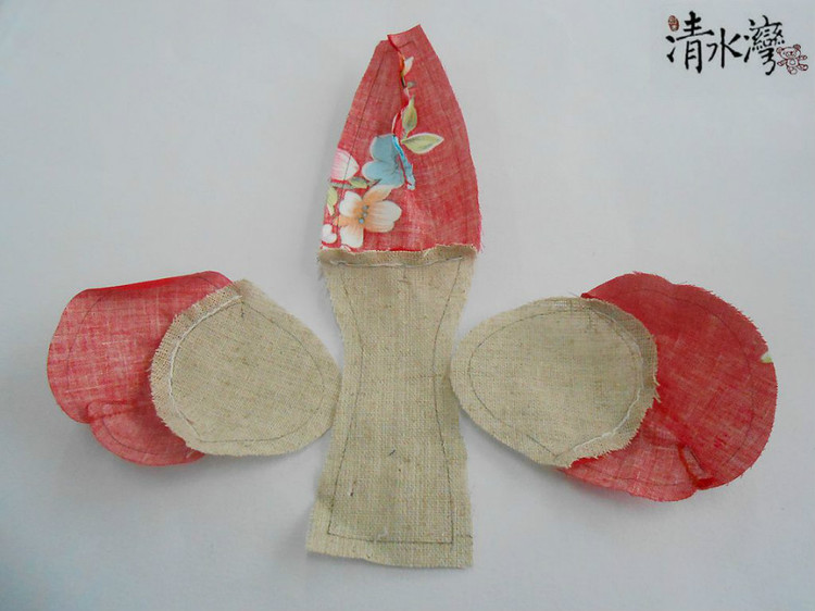 清水灣原創(chuàng)布藝手工玩偶羊年吉祥物——吉慶羊的制作步驟 - 清水灣手工布藝 - 掬花在手,必有芬芳拂袖