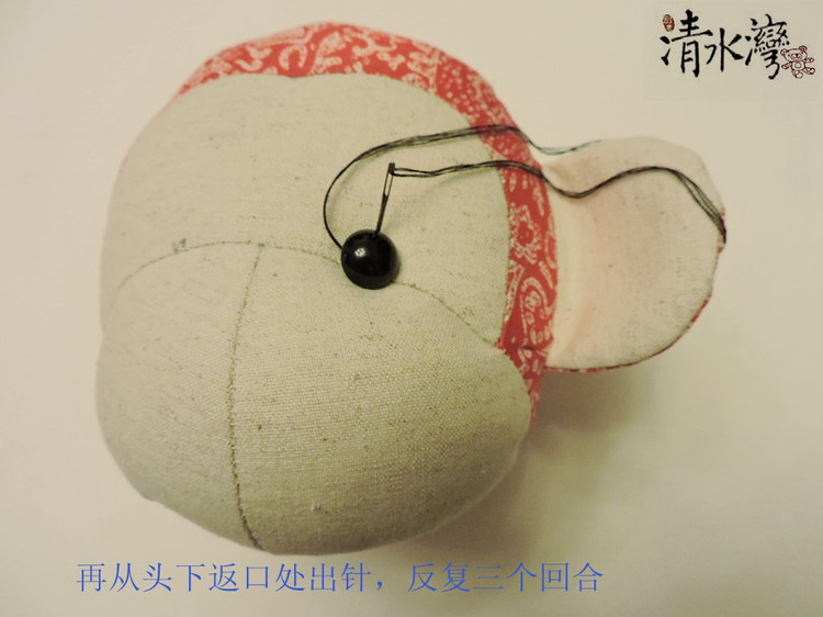 清水灣原創(chuàng)手工布藝玩偶棉麻布藝猴子（高31厘米） - 清水灣手工布藝 - 掬花在手,必有芬芳拂袖
