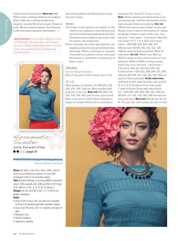 Knitscene  Winter 2015 - 輕描淡寫 - 輕描淡寫