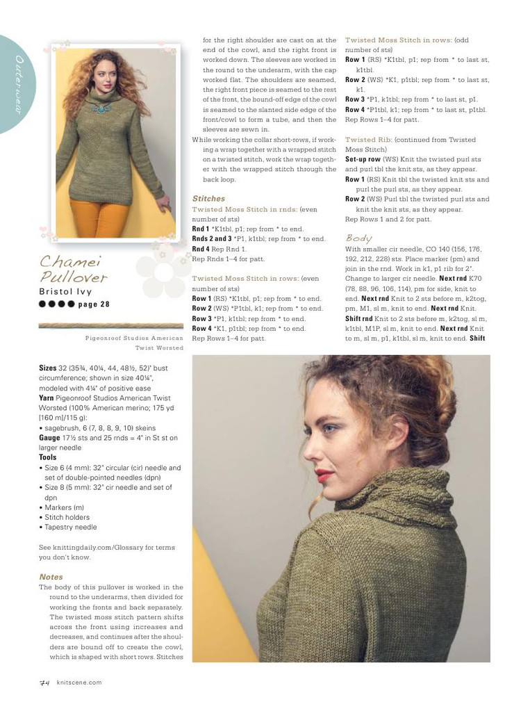 Knitscene  Winter 2015 - 輕描淡寫 - 輕描淡寫