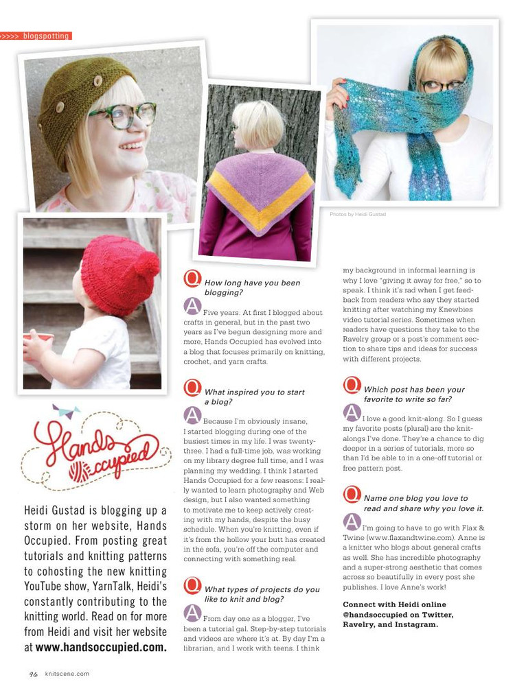 Knitscene  Winter 2015 - 輕描淡寫 - 輕描淡寫