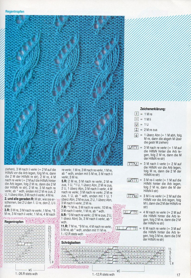 Diana №34  Die schonsten Zopf-Lochmuster - 輕描淡寫(xiě) - 輕描淡寫(xiě)