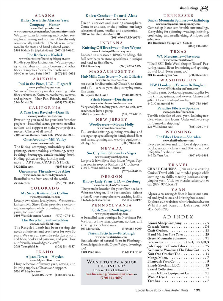 Interweaves Jane Austen Knits  Special Issue2015 - 輕描淡寫 - 輕描淡寫