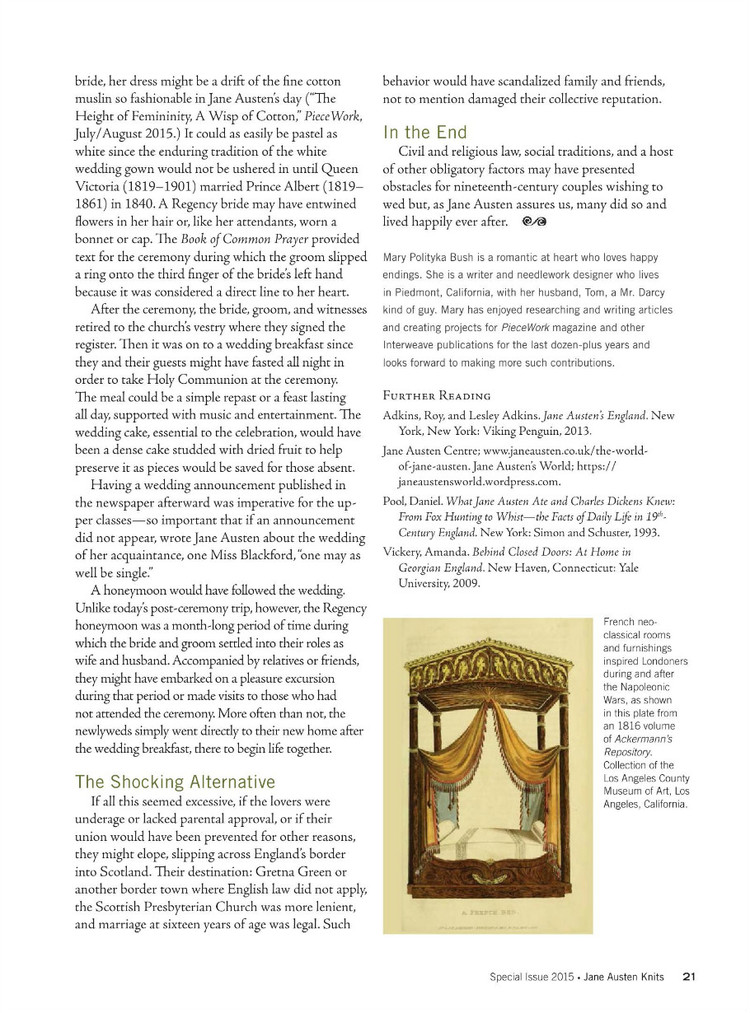 Interweaves Jane Austen Knits  Special Issue2015 - 輕描淡寫 - 輕描淡寫