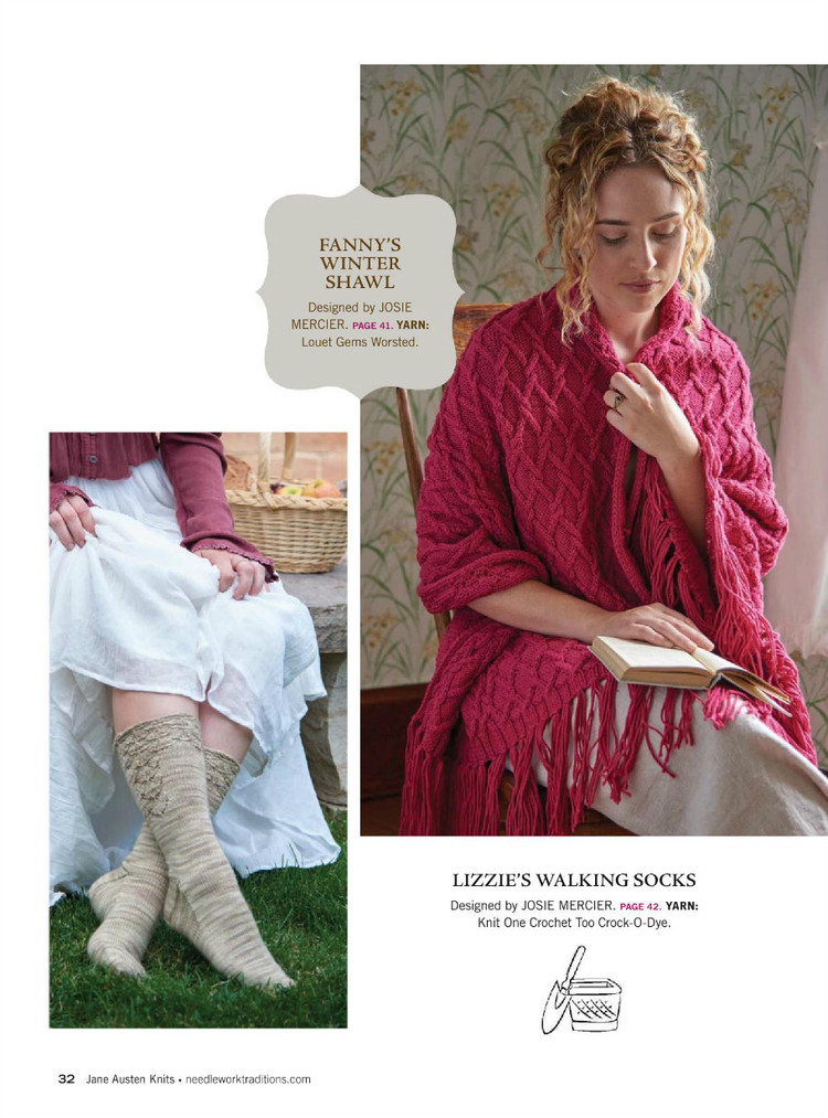 Interweaves Jane Austen Knits  Special Issue2015 - 輕描淡寫 - 輕描淡寫