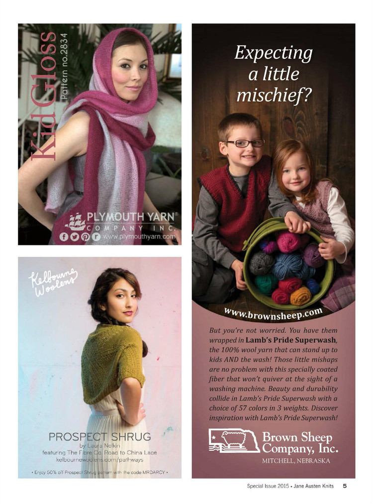 Interweaves Jane Austen Knits  Special Issue2015 - 輕描淡寫 - 輕描淡寫
