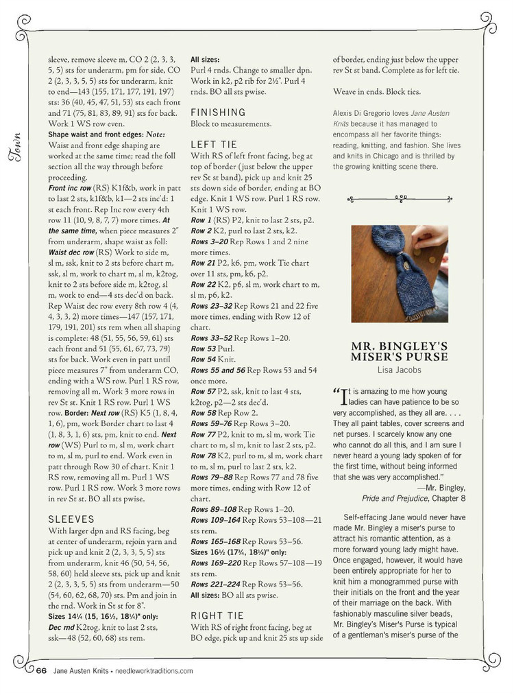 Interweaves Jane Austen Knits  Special Issue2015 - 輕描淡寫 - 輕描淡寫
