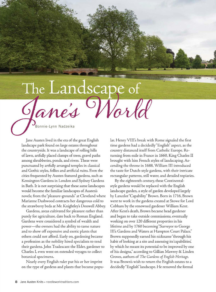 Interweaves Jane Austen Knits  Special Issue2015 - 輕描淡寫 - 輕描淡寫
