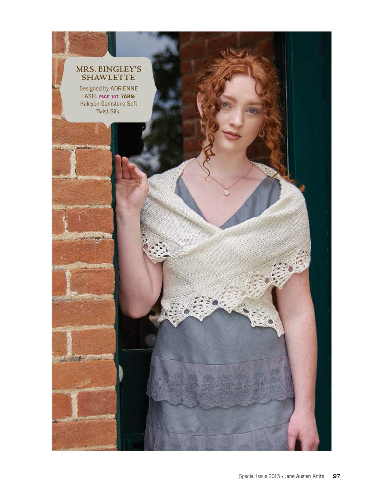 Interweaves Jane Austen Knits  Special Issue2015 - 輕描淡寫 - 輕描淡寫
