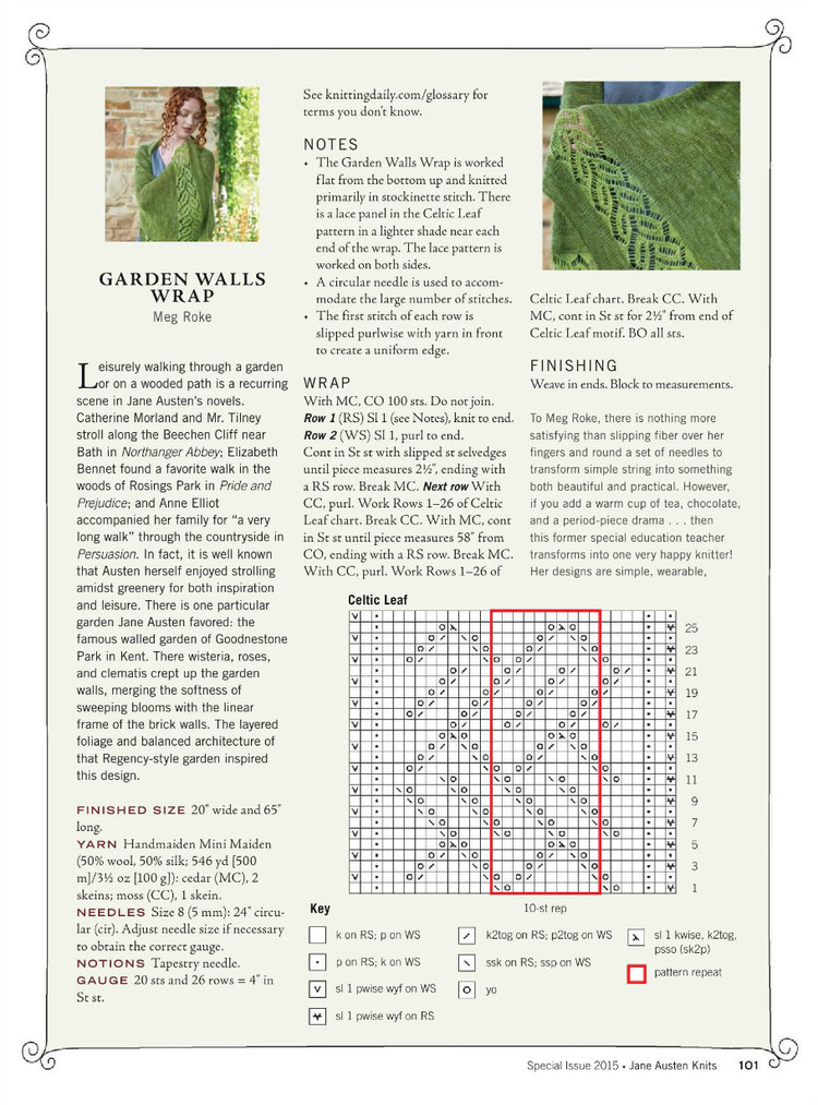 Interweaves Jane Austen Knits  Special Issue2015 - 輕描淡寫 - 輕描淡寫